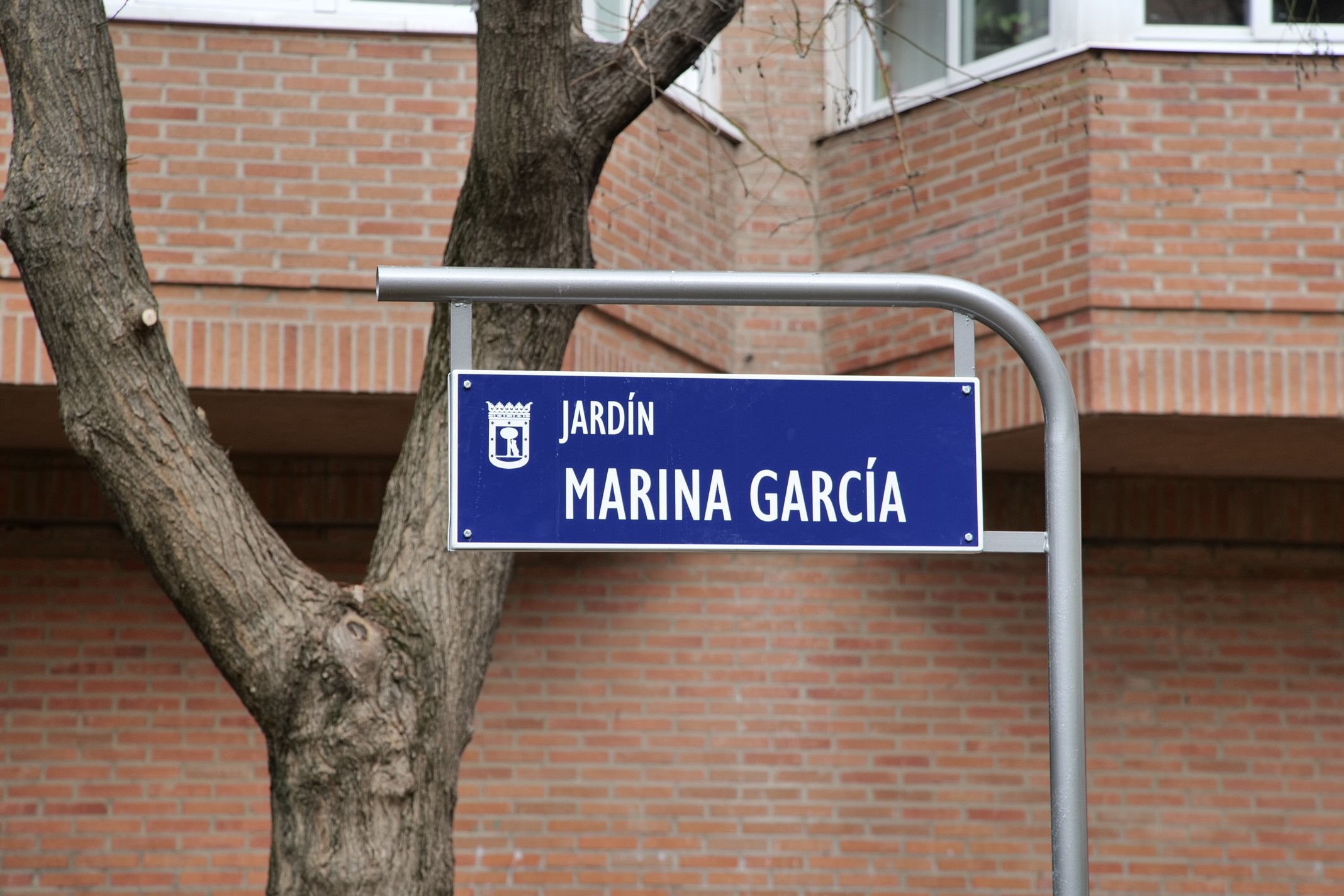 Inauguración de los jardines Marina García en Hortaleza